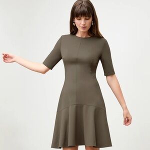 MM Lafleur Gina 1.0 Butter Ponte Dress NWT